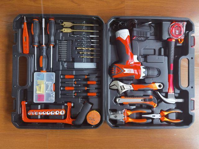 kit de herramientas manuales eléctricas